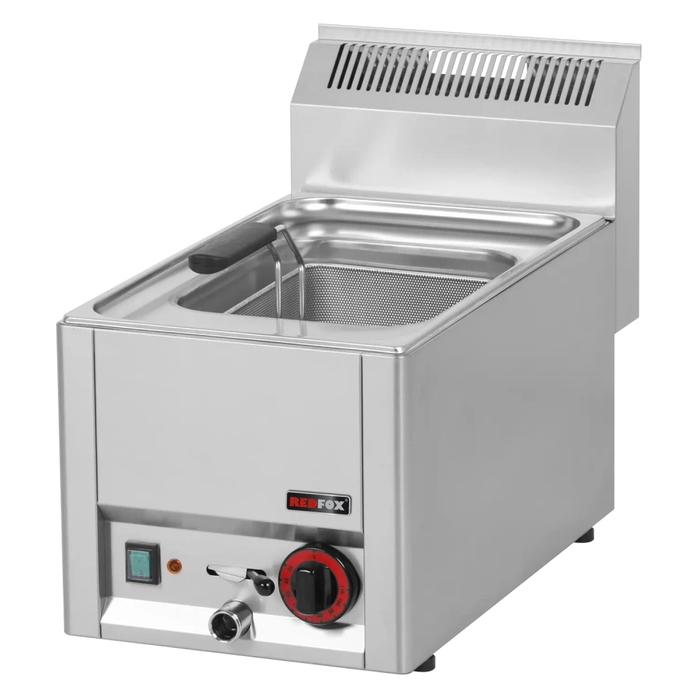RM Gastro Electric Pasta Cooker, 4 Basket, 3 kW, 230V, Stainless Steel, 330 × 600 × 290 mm (L × W × H)