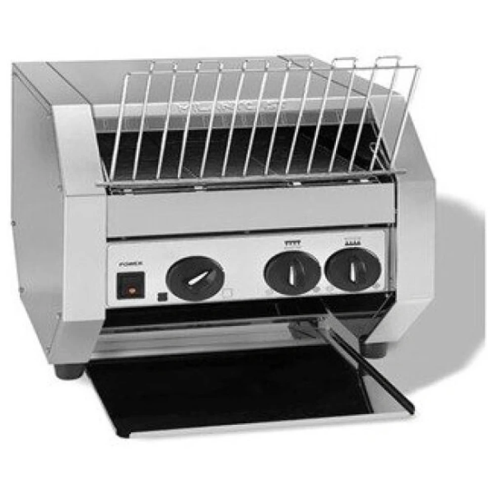 Milan Toast Conveyor Toaster 700 Slices/hr, 2.1 kW, 25 cm Belt, 230 V, 34 × 41 × 36 cm (L x W x H)