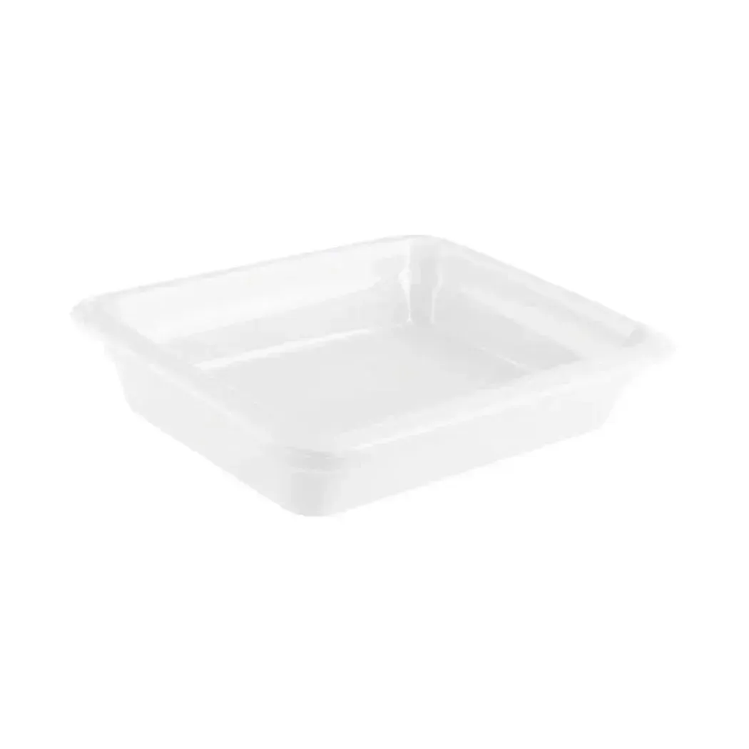 Wundermaxx Square Porcelain Insert, L 35.3 x W 32.5 x H 6.5 cm, Capacity 6 Litres