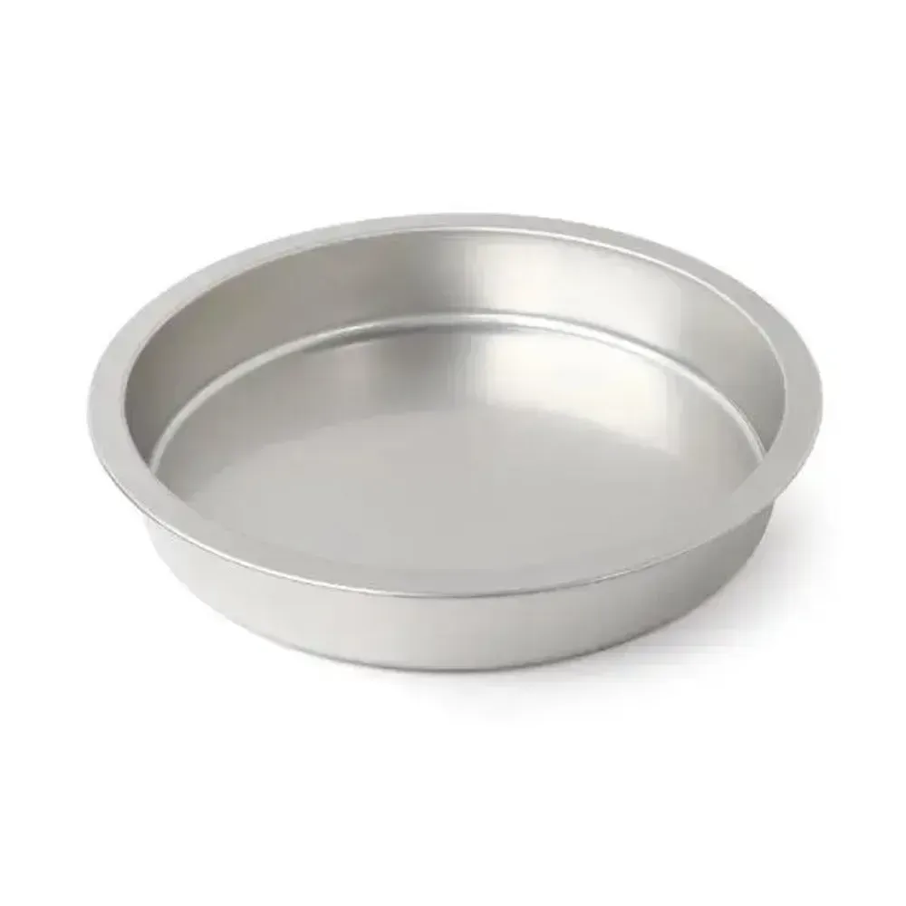 Wundermaxx Stainless Steel Round Pan Inset, Ø 38.5 x H 6.5 cm, Capacity 6 Litres