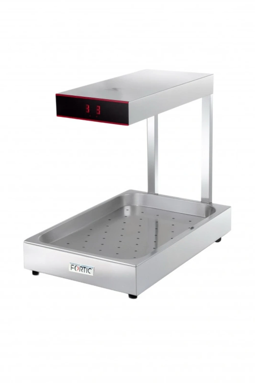 Counter Top Electric Chips Warmer, 20–85°C, 0.75 kW, 33.5 × 57.5 × 46 cm (L x W x H)