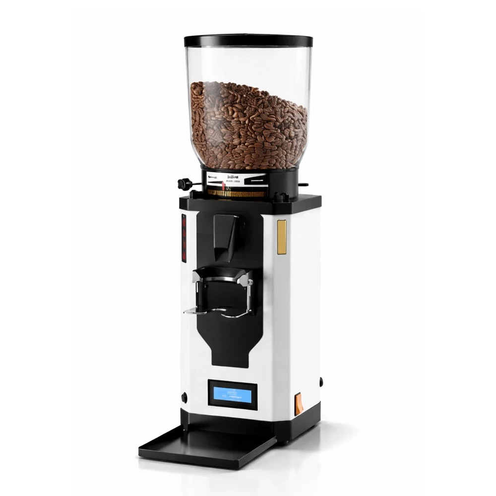 Anfim, coffee grinder, 65 burr, 1500-1800 rpm, white