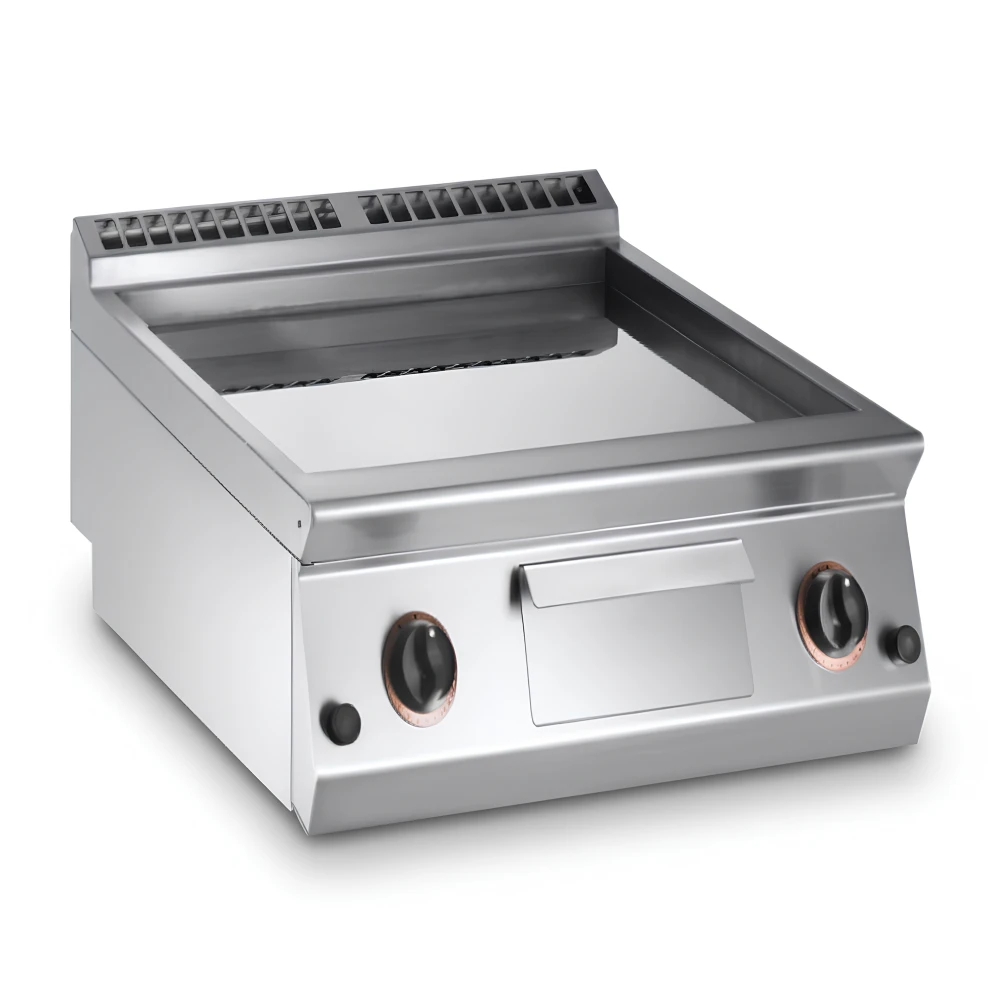 Silko, Commercial Griddles, Gas, 14 kW, Table Top, Knob Control