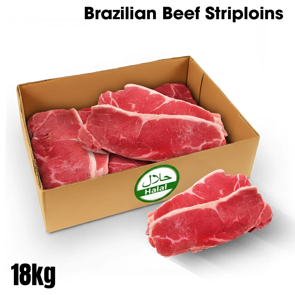 Prime Cuts, Brazilian Beef Striploins, 1 Box (18kg)